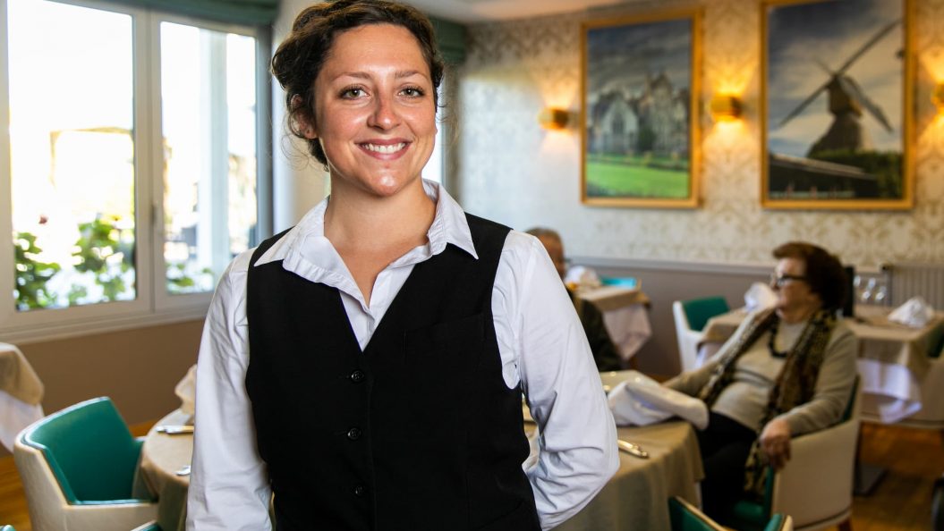 Portrait serveuse